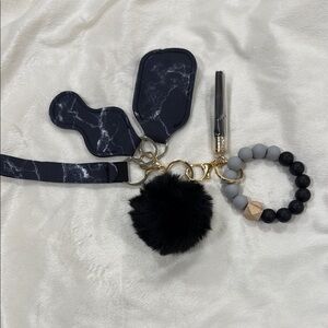 Key Chain (Hold Hand Sanitizer and Chapstick)